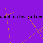 used rolex prices