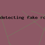 detecting fake rolex