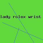 lady rolex wrist watch