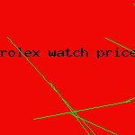 rolex watch prices