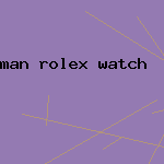 man rolex watch