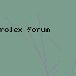 rolex forum