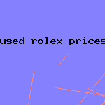 used rolex prices