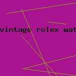 vintage rolex watch