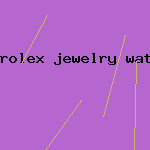 rolex jewelry watch