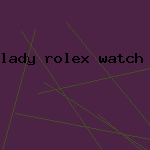 lady rolex watch