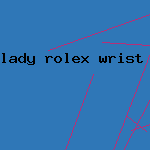 lady rolex wrist watch