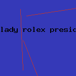 lady rolex presidential watch