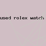 used rolex watch for sale