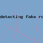 detecting fake rolex