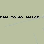 new rolex watch for sale