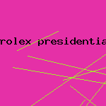 rolex presidential