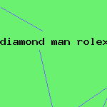 diamond man rolex watch