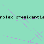 rolex presidential