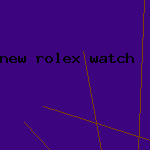 new rolex watch