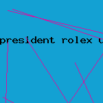 president rolex used