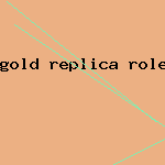 gold replica rolex watch