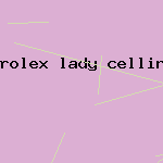 rolex lady cellini