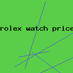 rolex watch prices