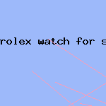 rolex watch for sale