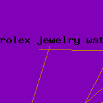 rolex jewelry watch