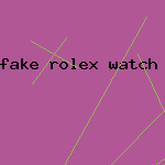 fake rolex watch