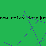 new rolex datejust