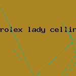 rolex lady cellini