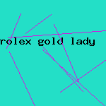 rolex gold lady