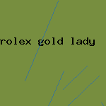 rolex gold lady