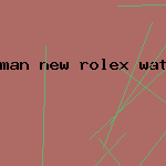 man new rolex watch