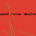 used rolex dealer