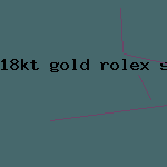 18kt gold rolex submariner