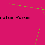 rolex forum