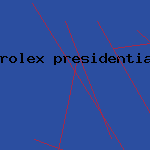 rolex presidential