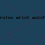 rolex wrist watch