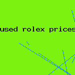 used rolex prices