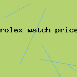 rolex watch prices