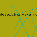 detecting fake rolex