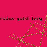 rolex gold lady