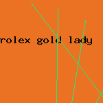 rolex gold lady