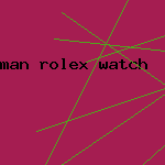 man rolex watch