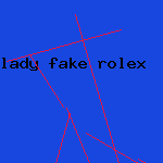 lady fake rolex