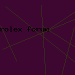 rolex forum