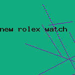 new rolex watch