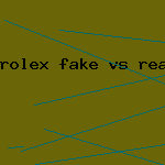 rolex fake vs real