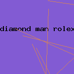 diamond man rolex watch