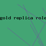 gold replica rolex solid