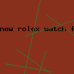 new rolex watch for sale