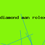 diamond man rolex watch